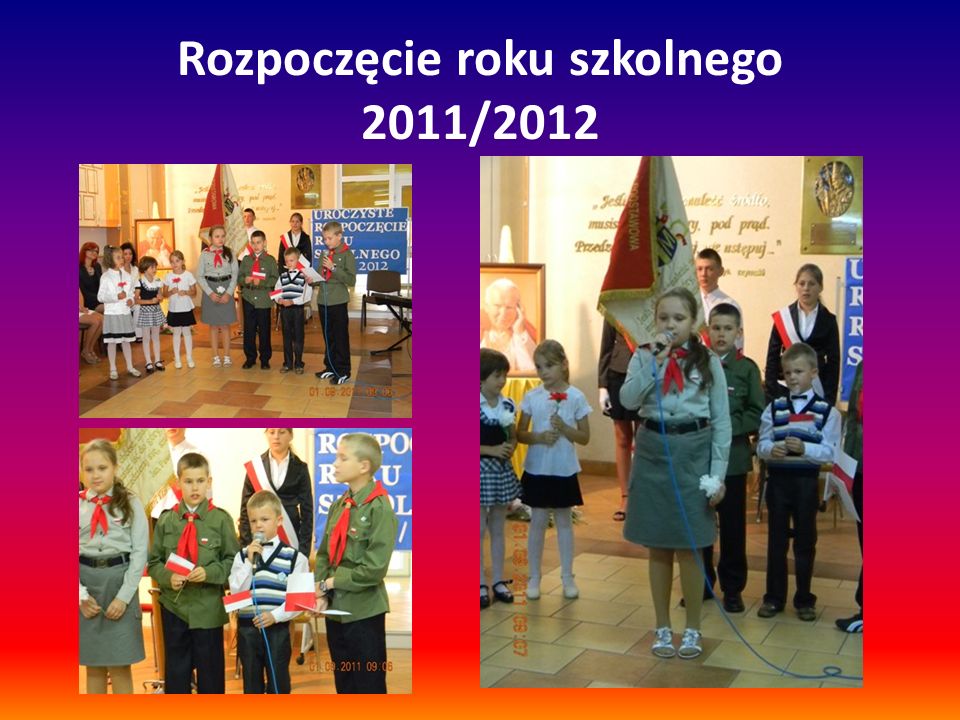 Rozpoczęcie roku szkolnego 2011/2012