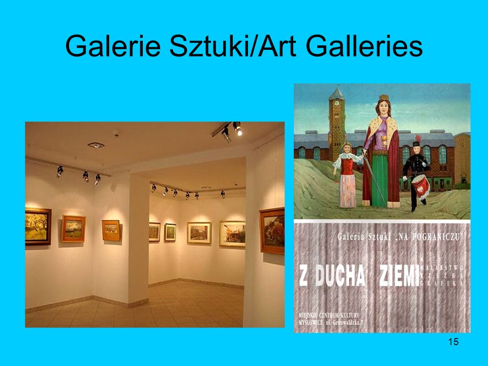 15 Galerie Sztuki/Art Galleries