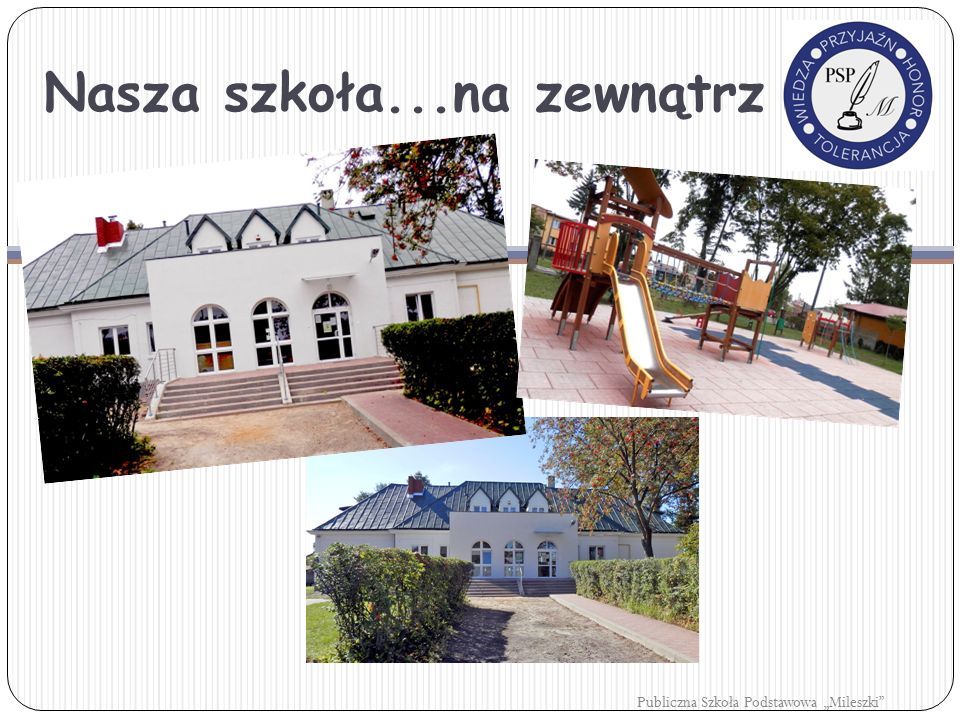 Nasza szkoła...na zewnątrz Publiczna Szkoła Podstawowa „Mileszki