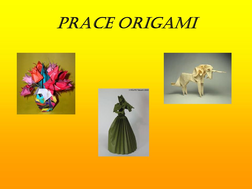 prace origami