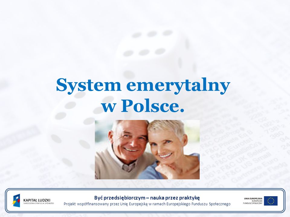 System emerytalny w Polsce.