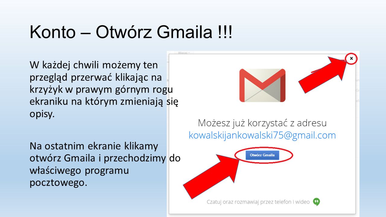 Konto – Otwórz Gmaila !!.