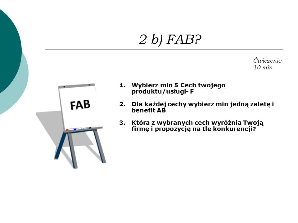 2 b) FAB.