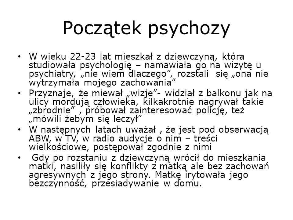 Dlaczego Peter Uważał że Razem Z Paxem Stanowią Jedno OPINIOWANIE SĄDOWO- PSYCHIATRYCZNE W SCHIZOFRENII. - ppt pobierz