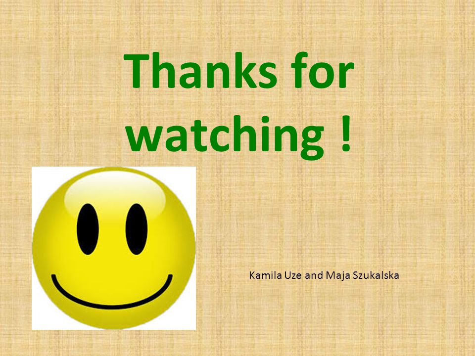 Thanks for watching ! Kamila Uze and Maja Szukalska