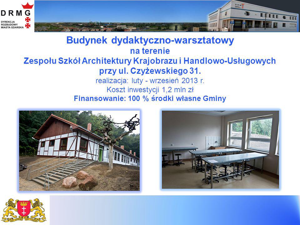 Przedszkola Modułowe 1. przy ul. Nieborowskiej – realizacja: sierpień 2010 r.– kwiecień 2011 r.