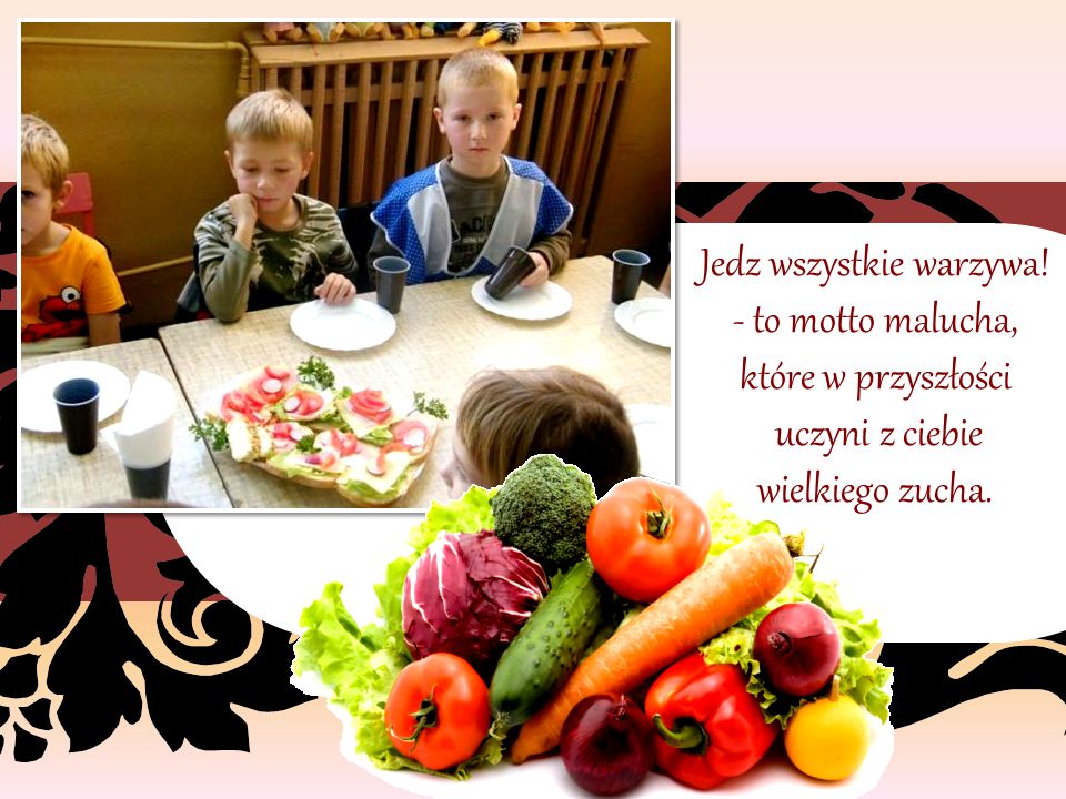 Owoce i warzywa - to witaminki, które dobrze wpływają na zdrowie ucznia z kłodawskiej „Jedynki.